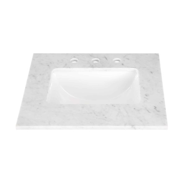 Diamond Carrara Marble Countertop