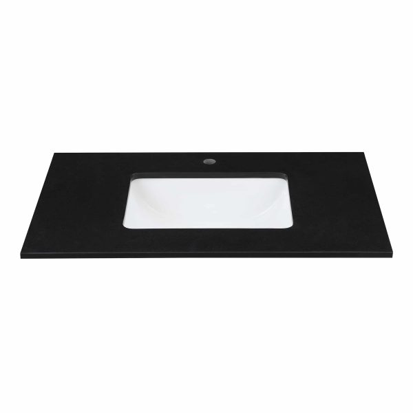 Terra Black Quartz Countertop